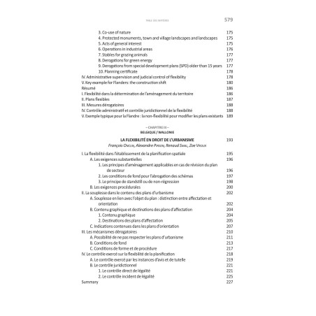 LA FLEXIBILITÉ EN DROIT DE L?URBANISMEFlexibilty in urban planning lawActes du XIIIe Colloque de l?AIDRU Bergame et Bresci...