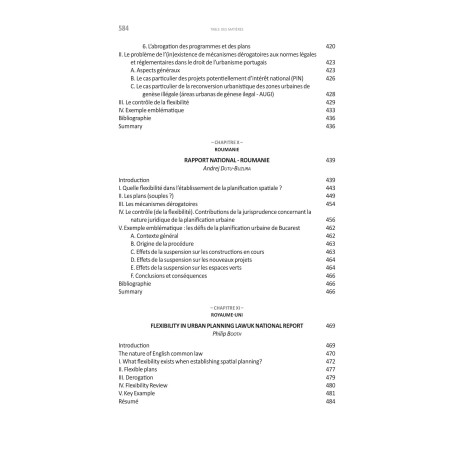 LA FLEXIBILITÉ EN DROIT DE L?URBANISMEFlexibilty in urban planning lawActes du XIIIe Colloque de l?AIDRU Bergame et Bresci...