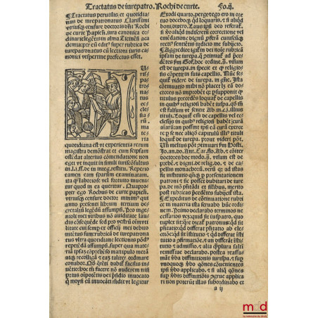 TRACTATUS PUTILIS & QUOTIDIANUS DE JUREPATRONATUS : Clarissimi ustriusq censure doctoris domini Rochi de Curte Papieñ. iura c...