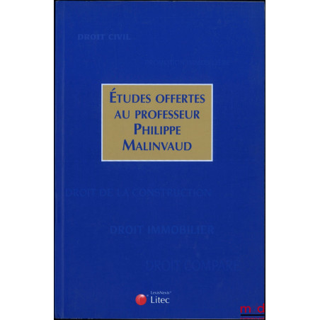 ÉTUDES OFFERTES AU PROFESSEUR PHILIPPE MALINVAUD