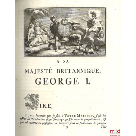 LE DROIT DE LA GUERRE ET DE LA PAIX, nouvelle traduction par Jean Barbeyrac, avec les notes de l?auteur même, qui n?avoient p...