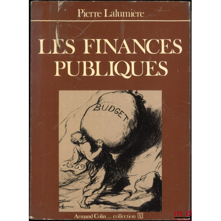 LES FINANCES PUBLIQUES, coll. U