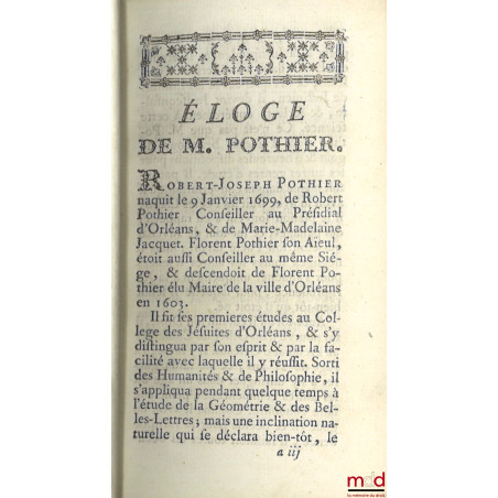 TRAITÉS DE LA POSSESSION ET DE LA PRESCRIPTION, [t. II uniquement]