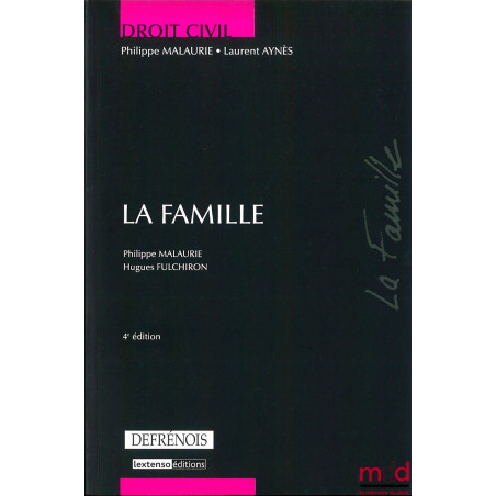 DROIT CIVIL :INTRODUCTION GÉNÉRALE par Philippe Malaurie et Patrick Morvan (3ème éd. mise à jour au 15 août 2009) ;LES PERS...