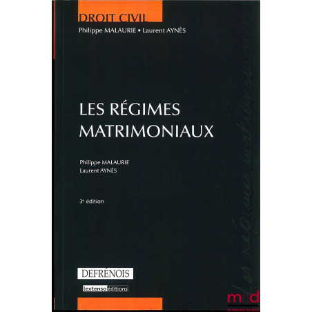 DROIT CIVIL :INTRODUCTION GÉNÉRALE par Philippe Malaurie et Patrick Morvan (3ème éd. mise à jour au 15 août 2009) ;LES PERS...