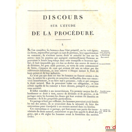 LA PROCÉDURE CIVILE DES TRIBUNAUX DE FRANCE, DÉMONTRÉE PAR PRINCIPES, ET MISE EN ACTION PAR DES FORMULES