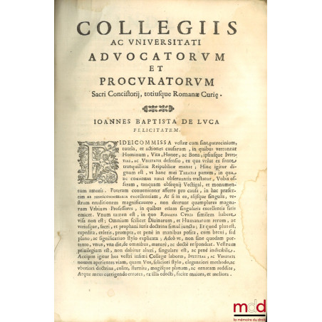 THEATRUM VERITATIS, ET JUSTITIÆ, SIVE DECISIVI DISCURSUS Ad veritatem editi in forensibus controversiis Canonicis & Civilibus...