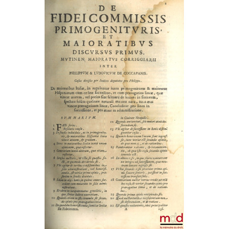 THEATRUM VERITATIS, ET JUSTITIÆ, SIVE DECISIVI DISCURSUS Ad veritatem editi in forensibus controversiis Canonicis & Civilibus...