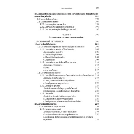 TRAITÉ DE DROIT CRIMINEL ET PÉNALdimension historique, contemporaine, européenne