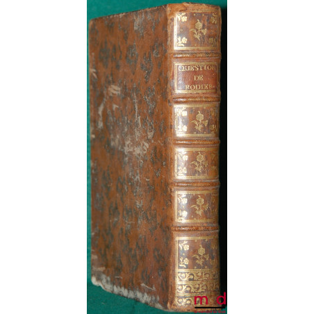 QUESTIONS SUR L?ORDONNANCE DE LOUIS XIV, DU MOIS D?AVRIL 1667, RELATIVES AUX USAGES DES COURS DE PARLEMENT, ET PRINCIPALEMENT...