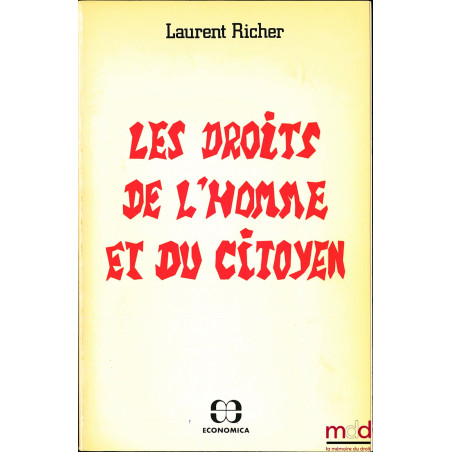 LES DROITS DE L’HOMME ET DU CITOYEN