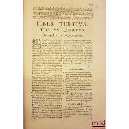 COMMENTARIORUM IURIS CIVILIS IN HISPANIAE REGIAS CONSTITUTIONES. TOMI SEX. QUORUM HIC PRIMUS TRES PRIORES Nouæ Recopilationis...