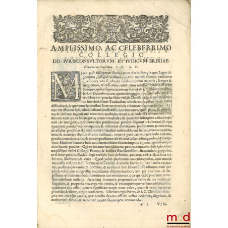 Tractatus de substitutionibus In Duas Partes distinctus, quarum prima continet directa summatim, Hoc est, De Substitutionibus...