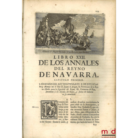 ANNALES DEL REYNO DE NAVARRA. COMPUESTOS POR EL P. JOSEPH DE MORET, DE LA COMPAÑIA DE JESUS, NATURAL DE PAMPLONA. CHRONISTA D...