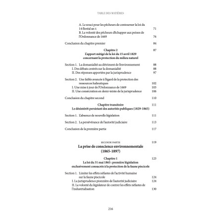 LE DROIT RELATIF À LA PÊCHE FLUVIALE EN FRANCE (1789-1897). Pour une histoire du droit de l?environnement Préface de Grégo...