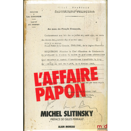 L’AFFAIRE PAPON