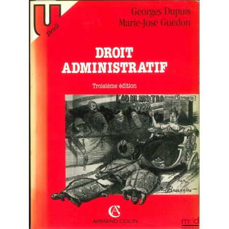 DROIT ADMINISTRATIF, 3e éd., coll. U/Droit