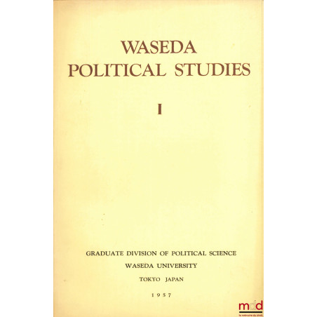 WASEDA POLITICAL STUDIES, n° 1