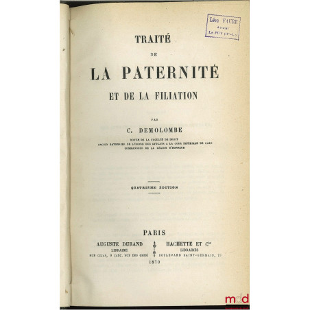 COURS DE CODE NAPOLÉON, tomes 8 à 20 et 22 à 30 (mq. les 1 à 7, t. 21 et 31, édition composite