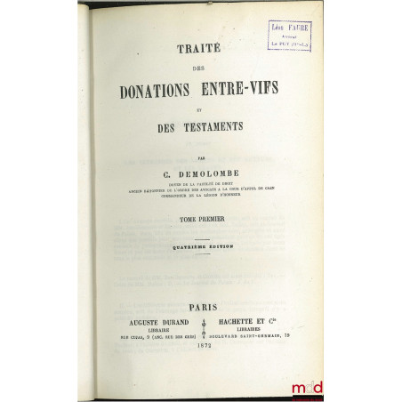 COURS DE CODE NAPOLÉON, tomes 8 à 20 et 22 à 30 (mq. les 1 à 7, t. 21 et 31, édition composite