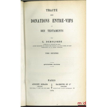 COURS DE CODE NAPOLÉON, tomes 8 à 20 et 22 à 30 (mq. les 1 à 7, t. 21 et 31, édition composite