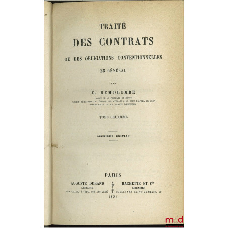 COURS DE CODE NAPOLÉON, tomes 8 à 20 et 22 à 30 (mq. les 1 à 7, t. 21 et 31, édition composite