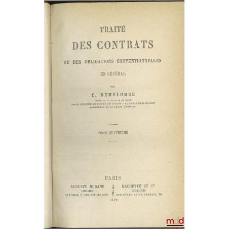 COURS DE CODE NAPOLÉON, tomes 8 à 20 et 22 à 30 (mq. les 1 à 7, t. 21 et 31, édition composite