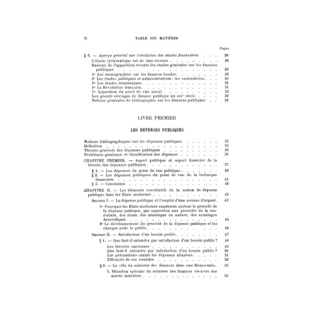 COURS ÉLÉMENTAIRE DE SCIENCE DES FINANCESet de législation financière françaisePrésentation de Gilbert ORSONICollection ...