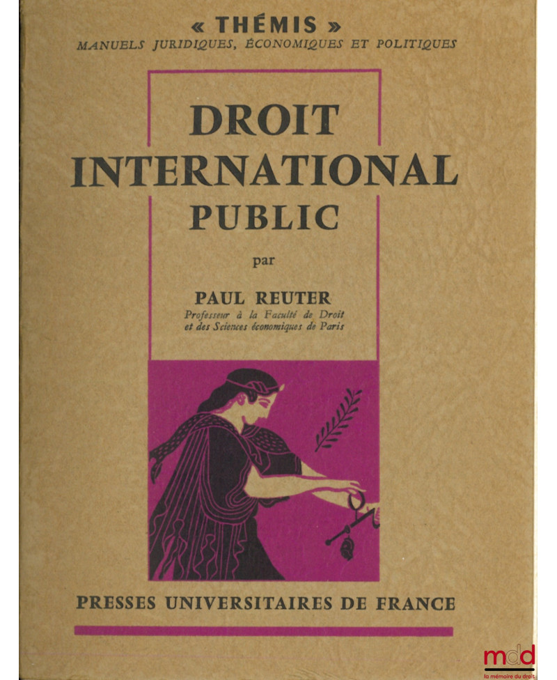 DROIT INTERNATIONAL PUBLIC,...