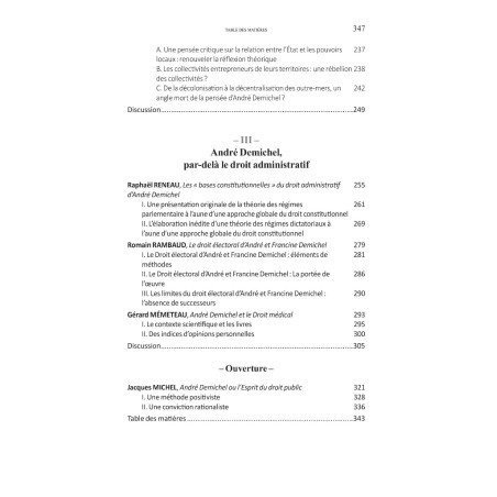 LE DROIT ADMINISTRATIF D?ANDRÉ DEMICHELActes du colloque virtuel organisé les 8 et 9 avril 2021 par le CERMUD de l?ULHN sou...