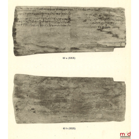 TABLETTES ALBERTINI, Actes privés de l’époque vandale (Fin du Ve siècle), [Avec] Planches, Gouvernement général de l’Algérie ...