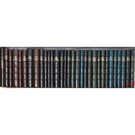 [BIBLIOTHÈQUE DE DROIT PRIVÉ - COLLECTION PERSONNELLE DE HENRY SOLUS]Ensemble de 89 thèses de la Bibliothèque de Droit privé...