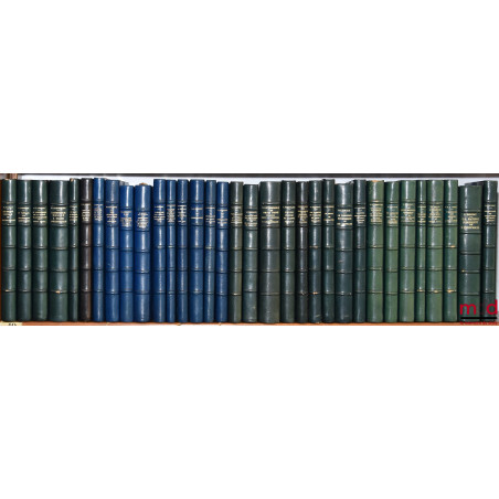 [BIBLIOTHÈQUE DE DROIT PRIVÉ - COLLECTION PERSONNELLE DE HENRY SOLUS]Ensemble de 89 thèses de la Bibliothèque de Droit privé...