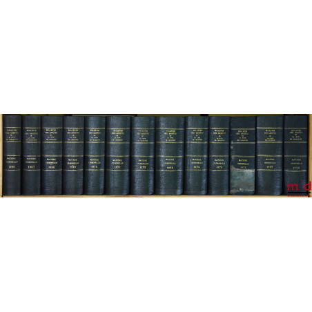 BULLETIN DES ARRÊTS DE LA COUR DE CASSATION, Chambre criminelle, 1953 à 2006 [complet]