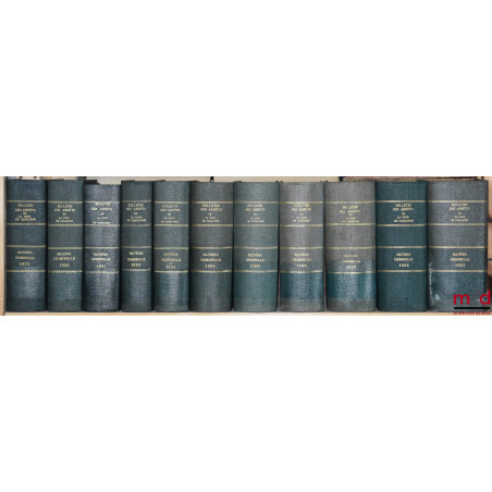 BULLETIN DES ARRÊTS DE LA COUR DE CASSATION, Chambre criminelle, 1953 à 2006 [complet]