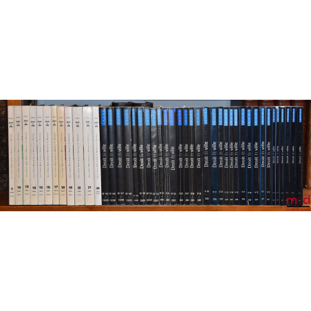 DROIT ET VILLE, Revue de l?Institut des Études Juridiques de l?Urbanisme et de la Construction fondée par Michel Despax ; Urb...