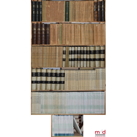 NOUVELLE REVUE HISTORIQUE DE DROIT FRANÇAIS ET ÉTRANGER, fondée en 1855 par MM. É. Laboulaye, E. de Rozière, R. Dareste et C....