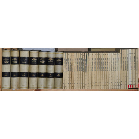 NOUVELLE REVUE HISTORIQUE DE DROIT FRANÇAIS ET ÉTRANGER, fondée en 1855 par MM. É. Laboulaye, E. de Rozière, R. Dareste et C....