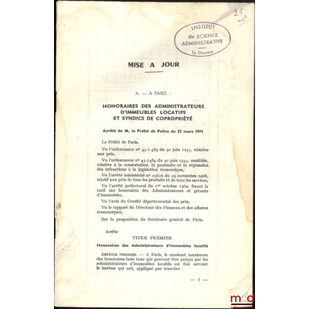 LA COPROPRIÉTÉ DES IMMEUBLES BÂTIS, 2e éd., [Avec] Addendum et Mise à jour