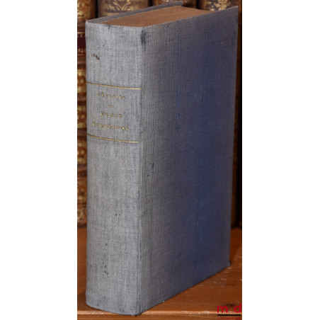 COURS DE DROIT COMMERCIAL, Nouvelle éd.