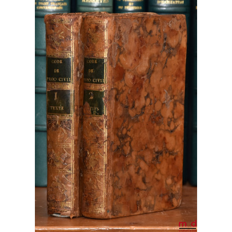 CODE DE PROCÉDURE CIVILE avec le rapprochement du texte des articles du Code civil qui y ont un rapport direct, suivi d?une T...