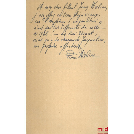 LES RELATIONS ENTRE PATRONS ET OUVRIERS DANS L?ANGLETERRE D?AUJOURD?HUI, Préface de André Siegfried, Bibl. des Sciences polit...