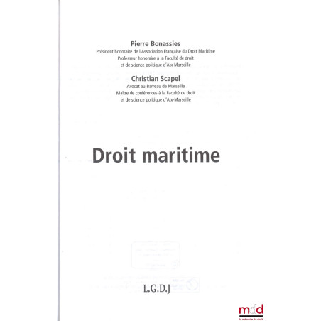 DROIT MARITIME