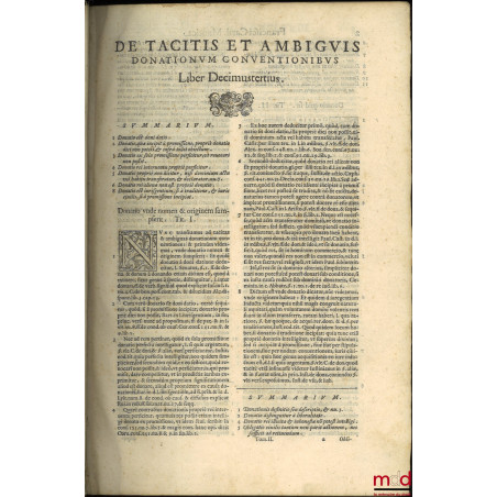 VATICANAE LUCUBRATIONES DE TACITIS ET AMBIGUIS CONVENTIONIBUS, In libros viginti septem dispertitæ. Auctore FRANCISCO TT. S. ...