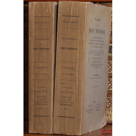 DE L’EXTENSION DU RISQUE PROFESSIONNEL aux entreprises commerciales, aux employeurs et employés non assujettis et aux délégué...