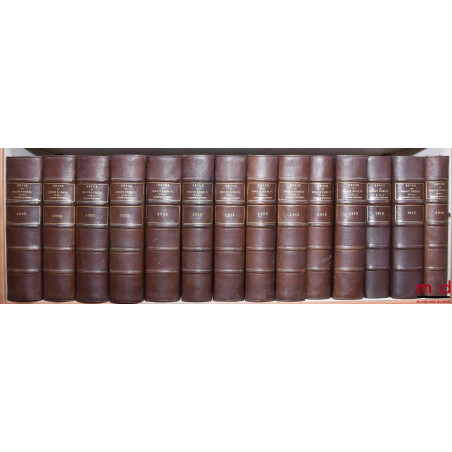 REVUE DU DROIT PUBLIC ET DE LA SCIENCE POLITIQUE EN FRANCE ET À L’ÉTRANGER, Ferdinand LARNAUDE (dir.)…, de 1894 [tête de coll...