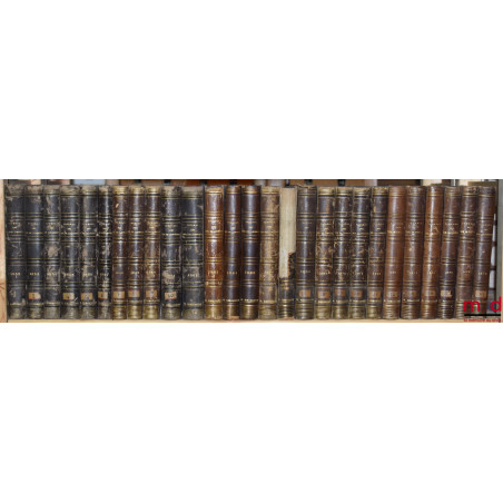 JOURNAL DES TRIBUNAUX DE COMMERCE renfermant l?exposé complet de la jurisprudence et de la doctrine des auteurs en matière co...