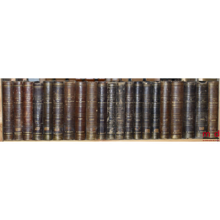 JOURNAL DES TRIBUNAUX DE COMMERCE renfermant l?exposé complet de la jurisprudence et de la doctrine des auteurs en matière co...