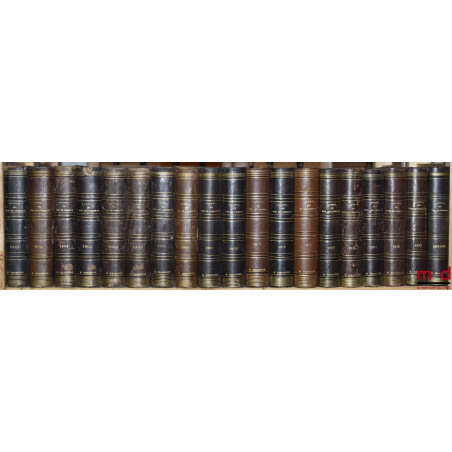 JOURNAL DES TRIBUNAUX DE COMMERCE renfermant l?exposé complet de la jurisprudence et de la doctrine des auteurs en matière co...