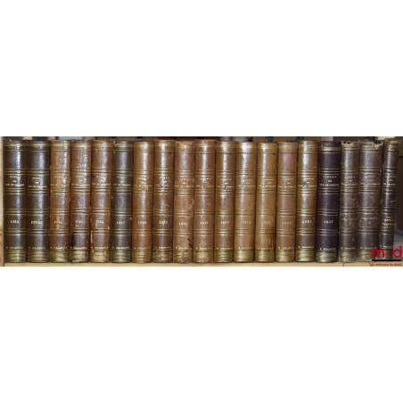 JOURNAL DES TRIBUNAUX DE COMMERCE renfermant l?exposé complet de la jurisprudence et de la doctrine des auteurs en matière co...